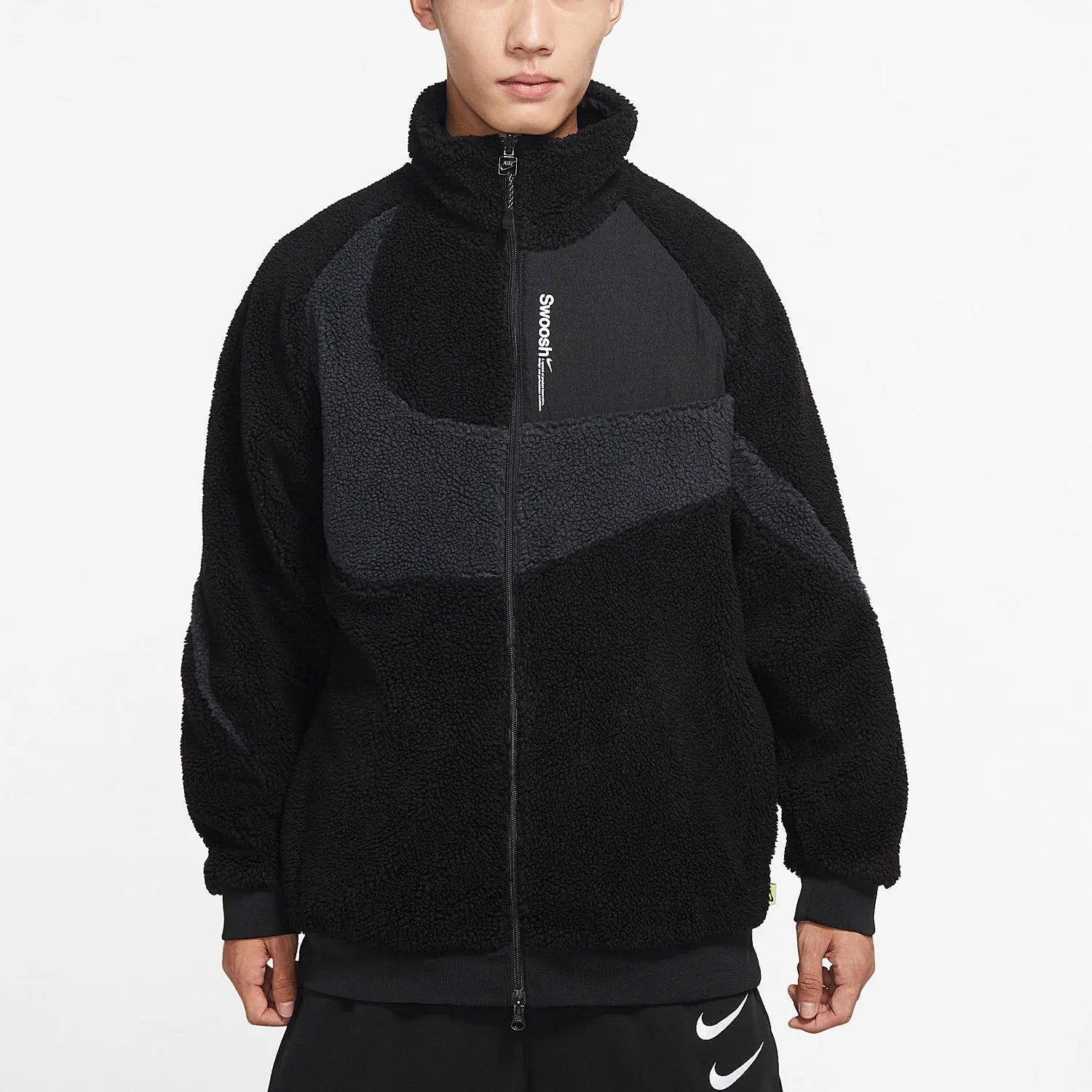 Nike Official Autumn New Men's Reversible Fleece Jacket FB1910-010